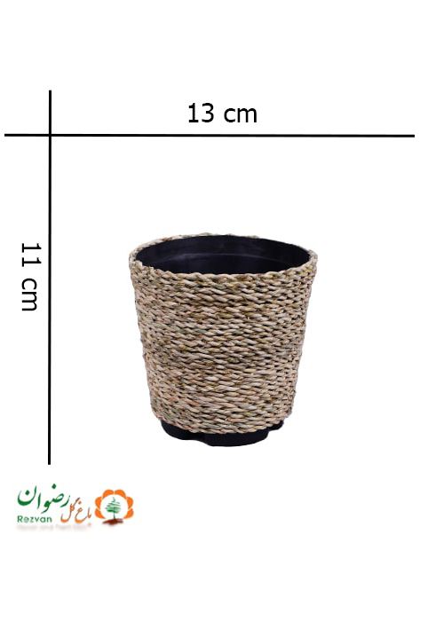 گلدان حصیری سایز 14