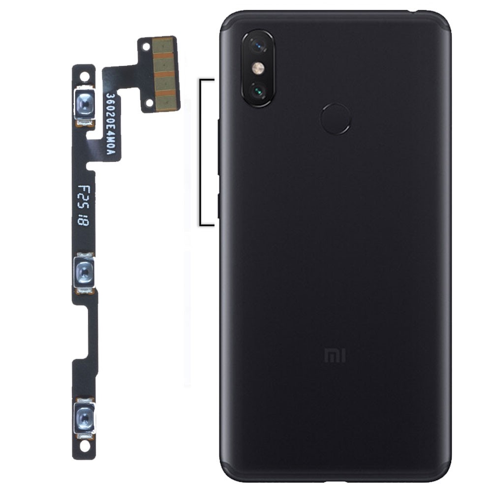 فلت پاور و ولوم گوشی شیائومی Mi Max 3 — تصویر 1