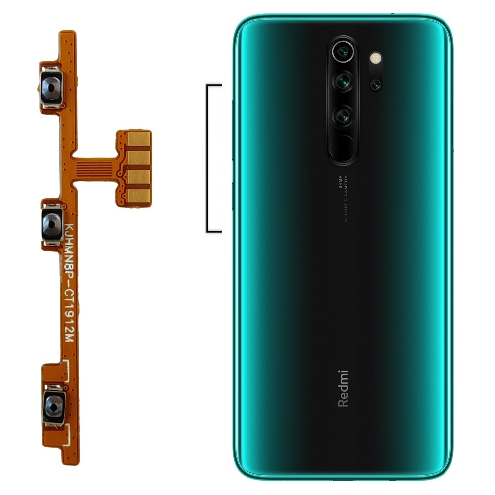 Xiaomi Redmi Note 8 Pro Volume + Power Flex Cable