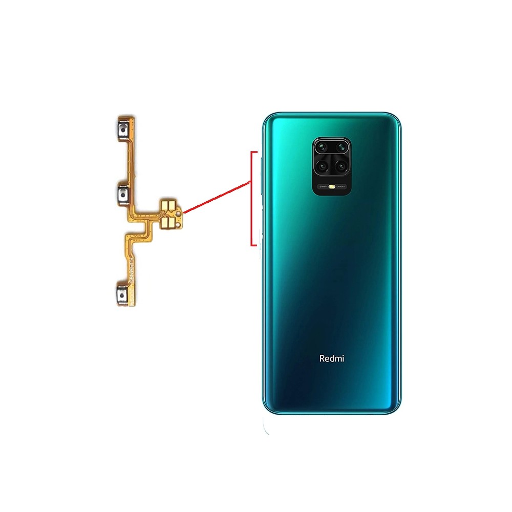 Xiaomi Redmi Note 9 pro Volume + Power Flex Cable