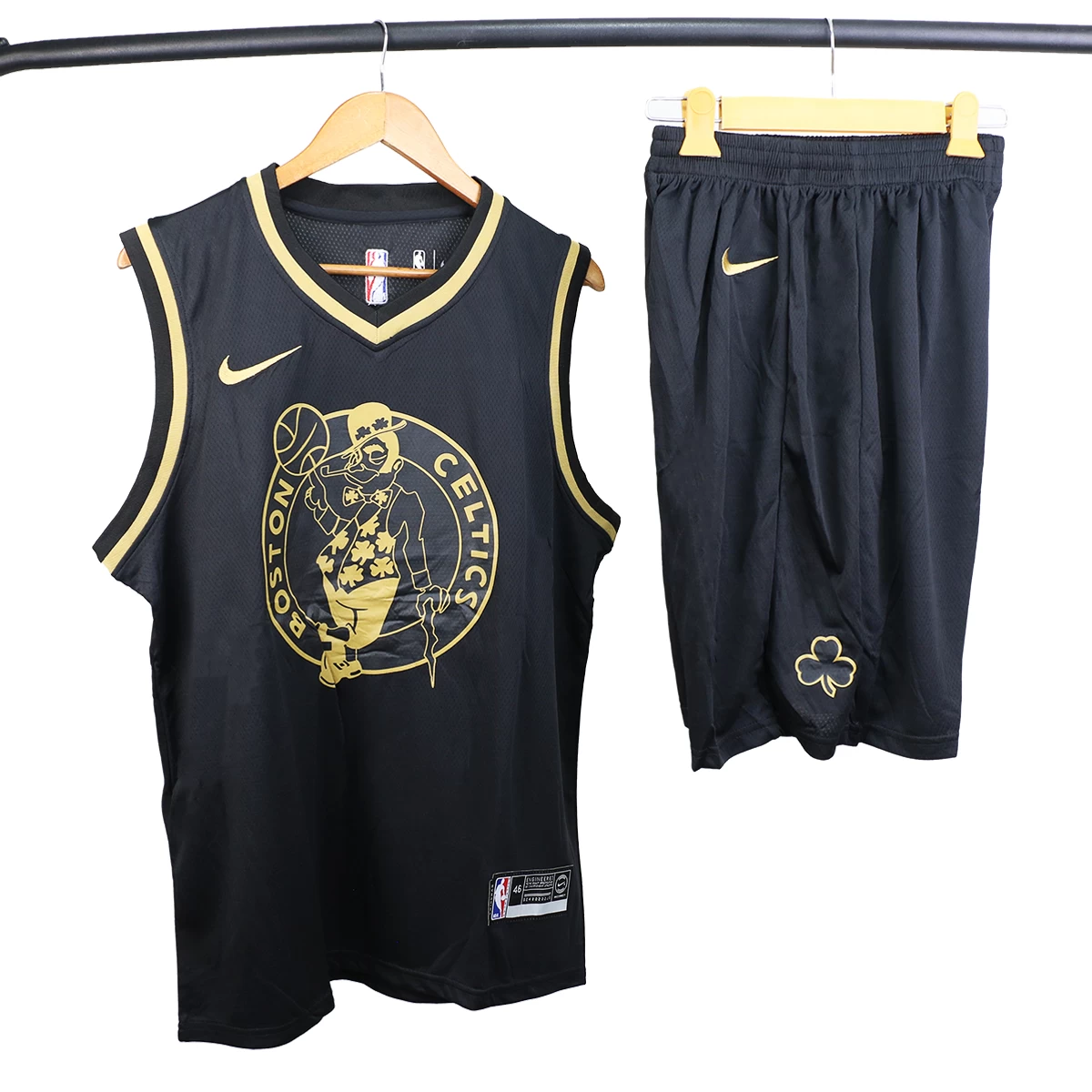لباس شورت بسکتبالی Boston Celtics Basketball Jersey yellow