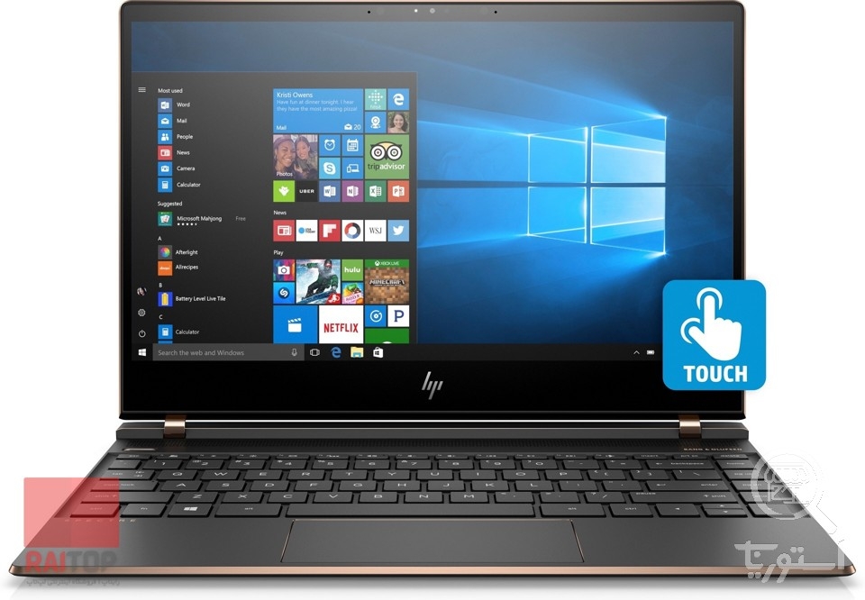 لپ تاپ 13 اینچی لمسی HP مدل Spectre – 13-af0