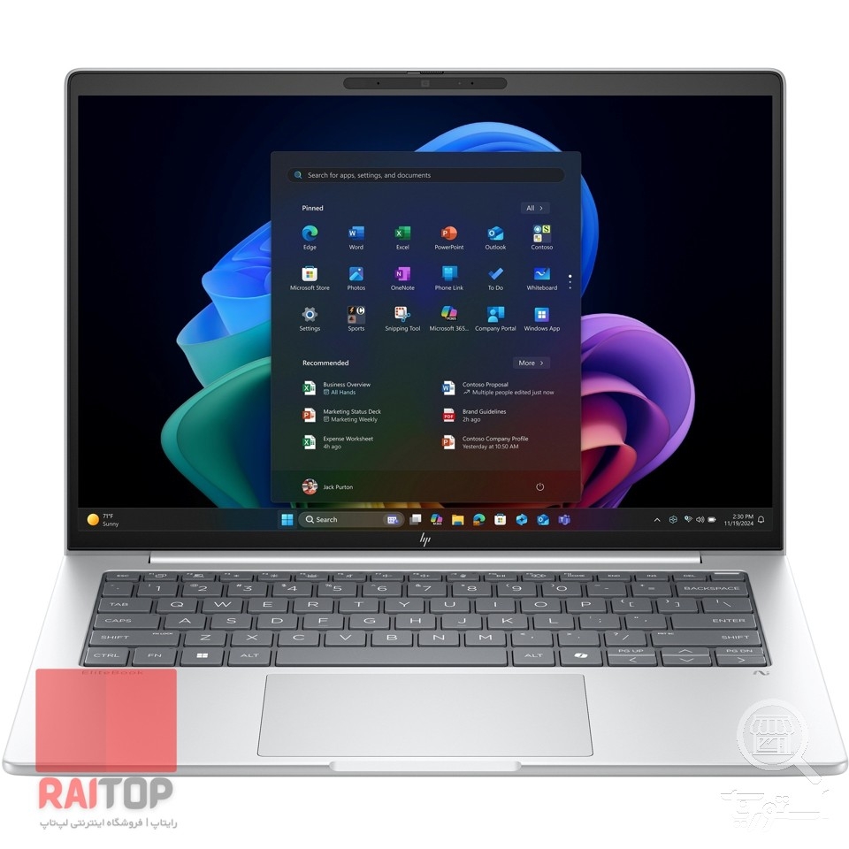 لپ تاپ 14 اینچی HP مدل EliteBook 8 G1a AI — تصویر 1