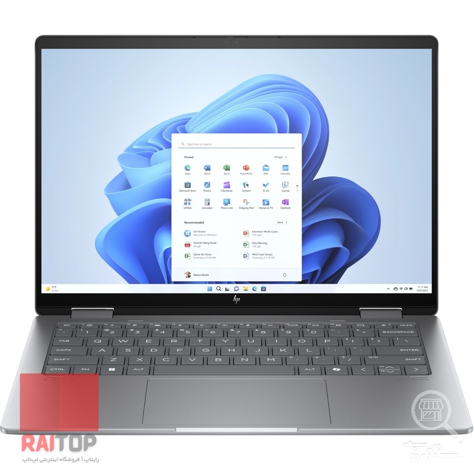 لپ تاپ 2 در 1 HP مدل Envy x360 14-fc0 — تصویر 1