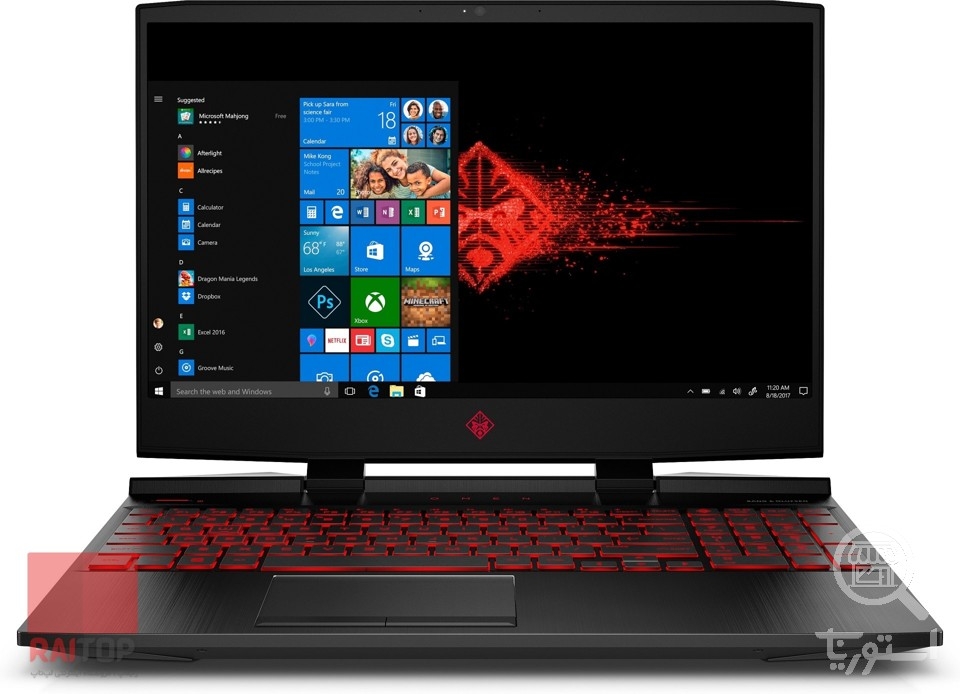 لپ تاپ 15 اینچی HP مدل Omen 15-dc i7 1650 Ti