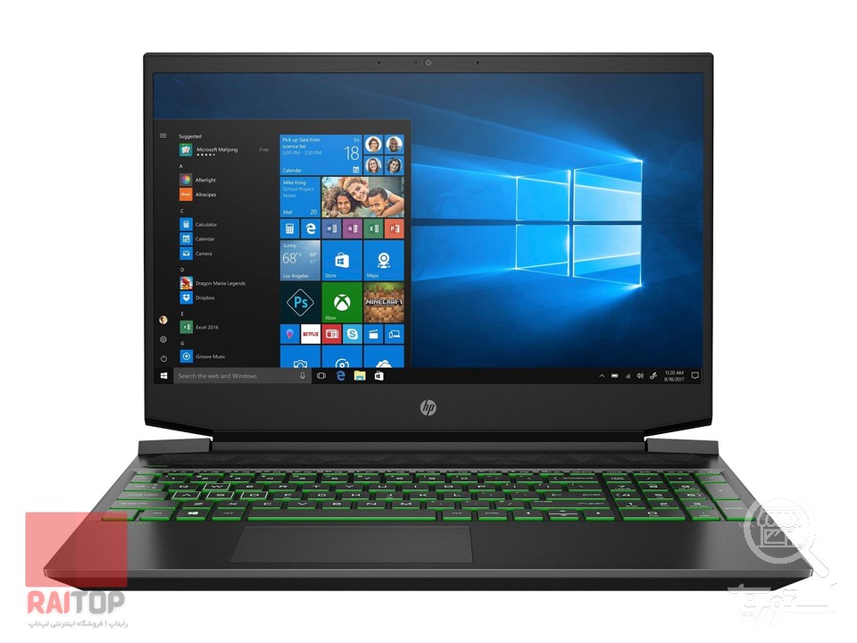 لپ تاپ گیمینگ 15 اینچی HP مدل Pavilion 15-ec 3550h