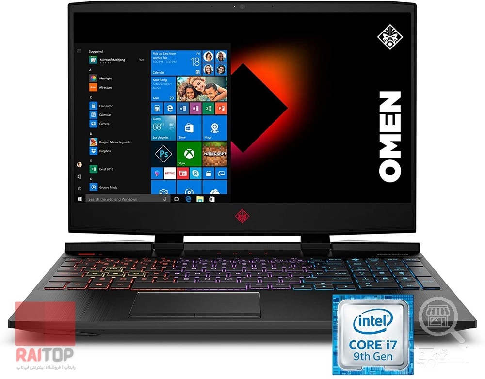 لپ تاپ گیمینگ 15 اینچی HP مدل Omen 15-dh i7-9750H 2070