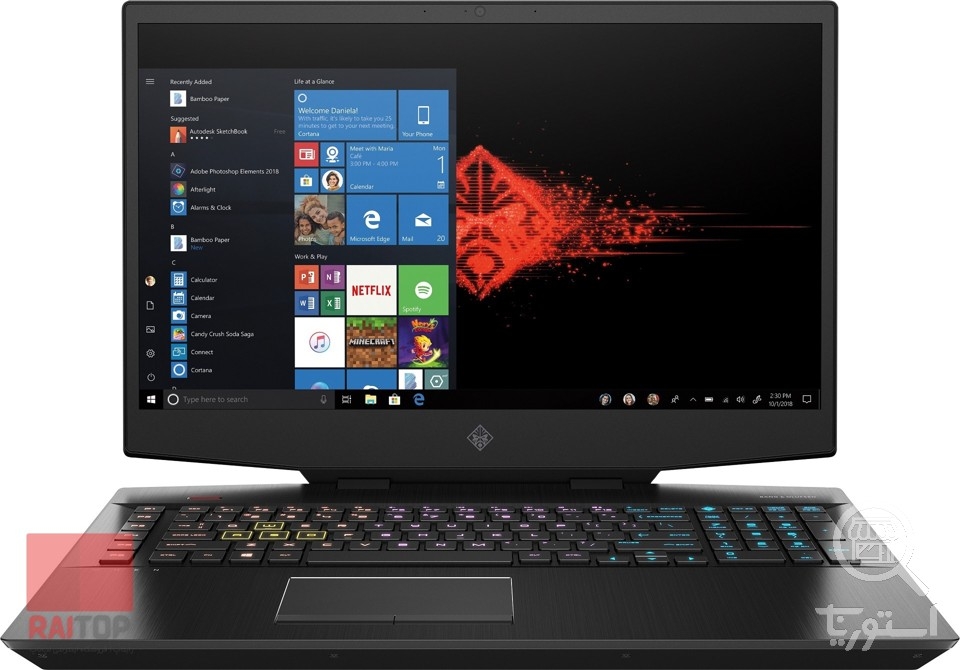 لپ تاپ گیمینگ 17 اینچی HP مدل OMEN 17-cb i9 RTX 2080S