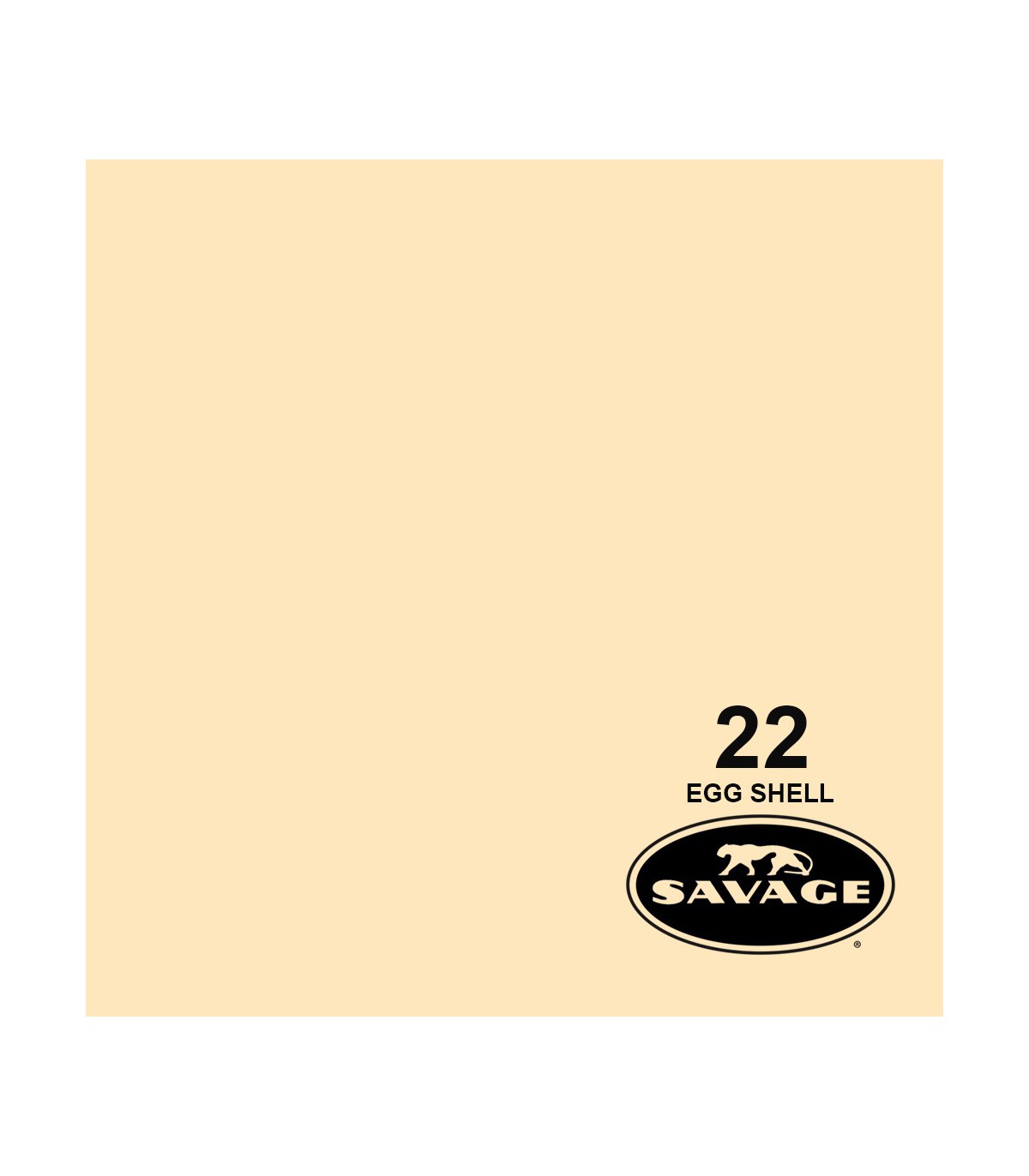 فون کاغذی SAVAGE کد رنگی Egg Shell 22-12