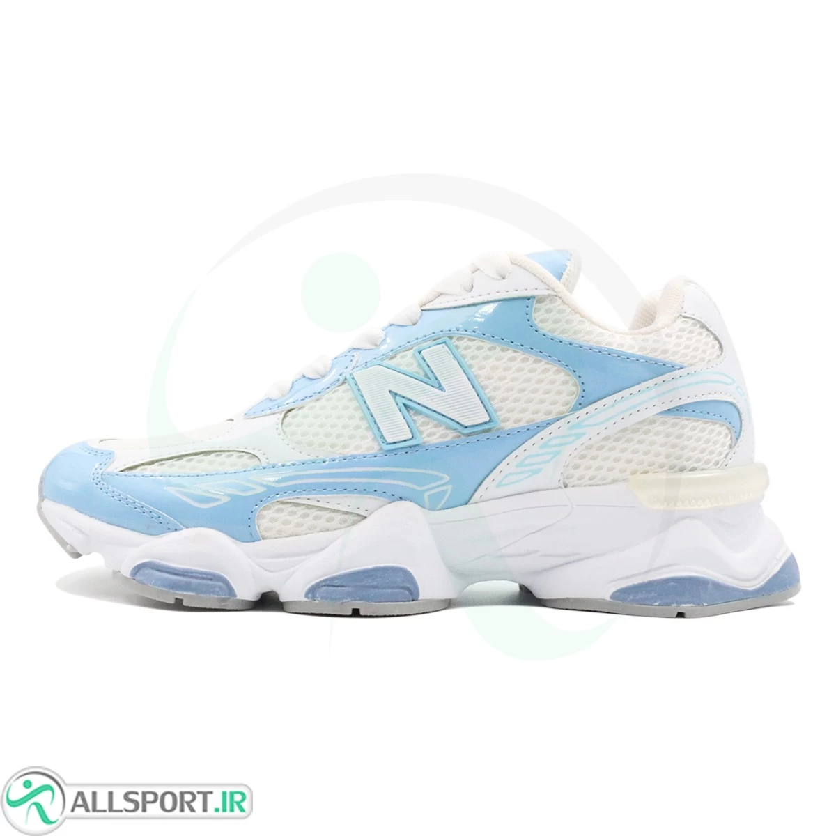 کتانی رانینگ نیوبالانس ابی سفید New Balance R