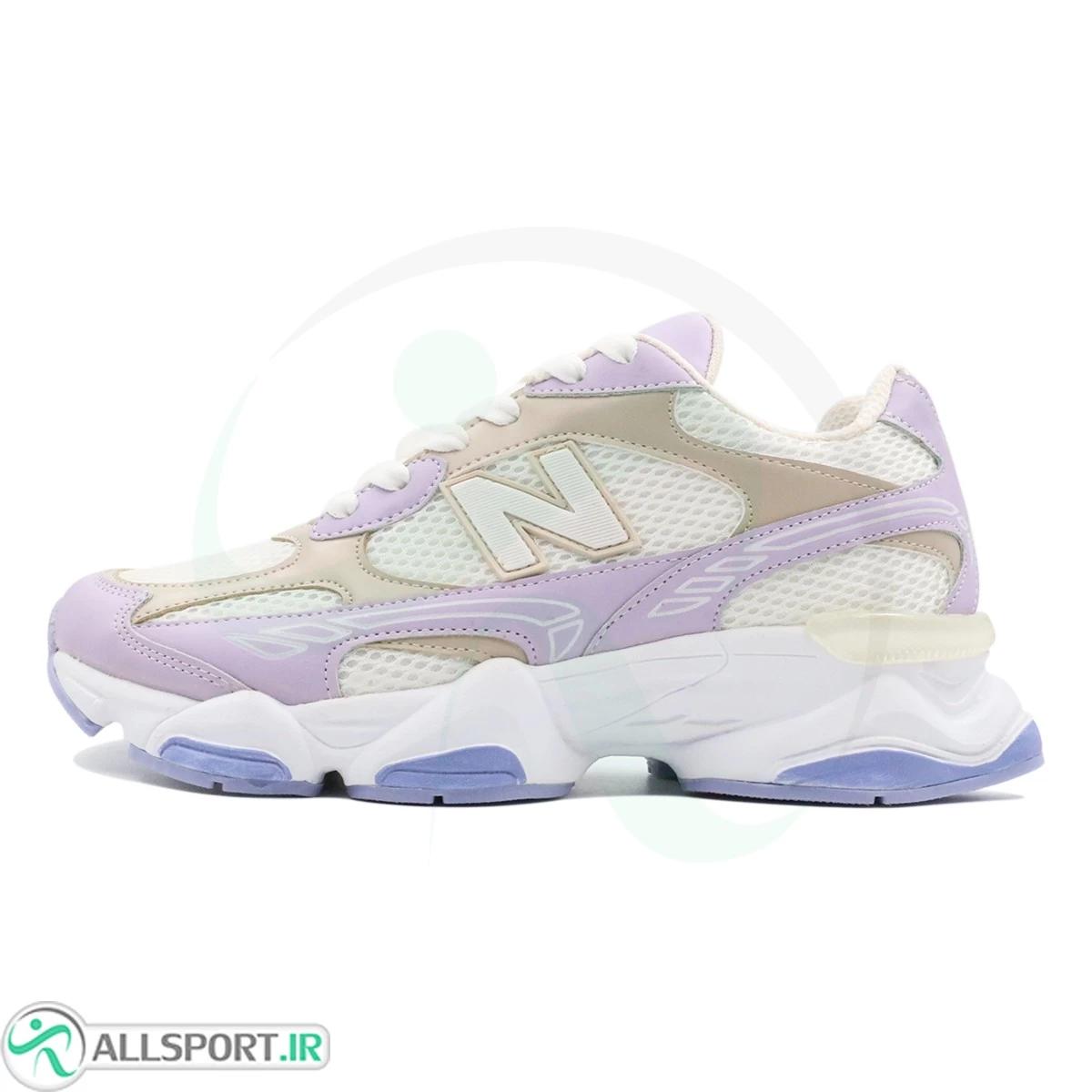 کتانی رانینگ نیوبالانس یاسی سفید New Balance R
