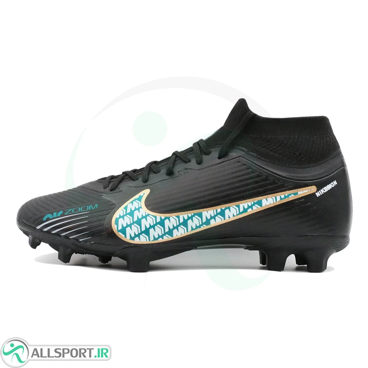 کفش فوتبال نایک ایر زوم مرکوریال Nike Air Zoom Mercurial Black Blue