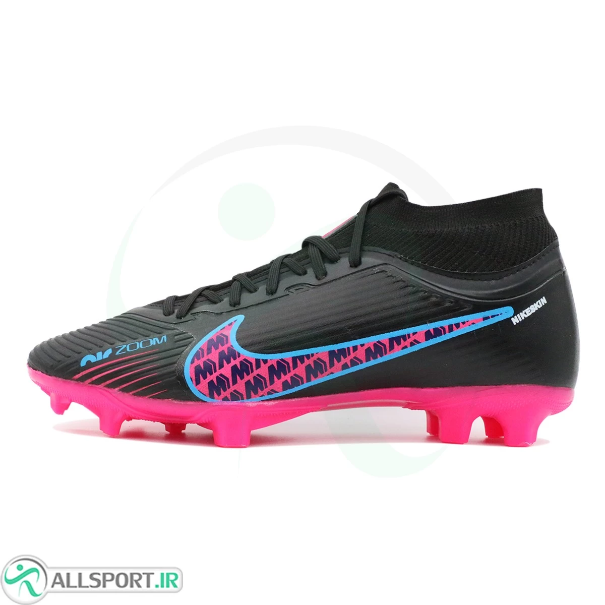 کفش فوتبال نایک ایر زوم مرکوریال Nike Air Zoom Mercurial Black Pink