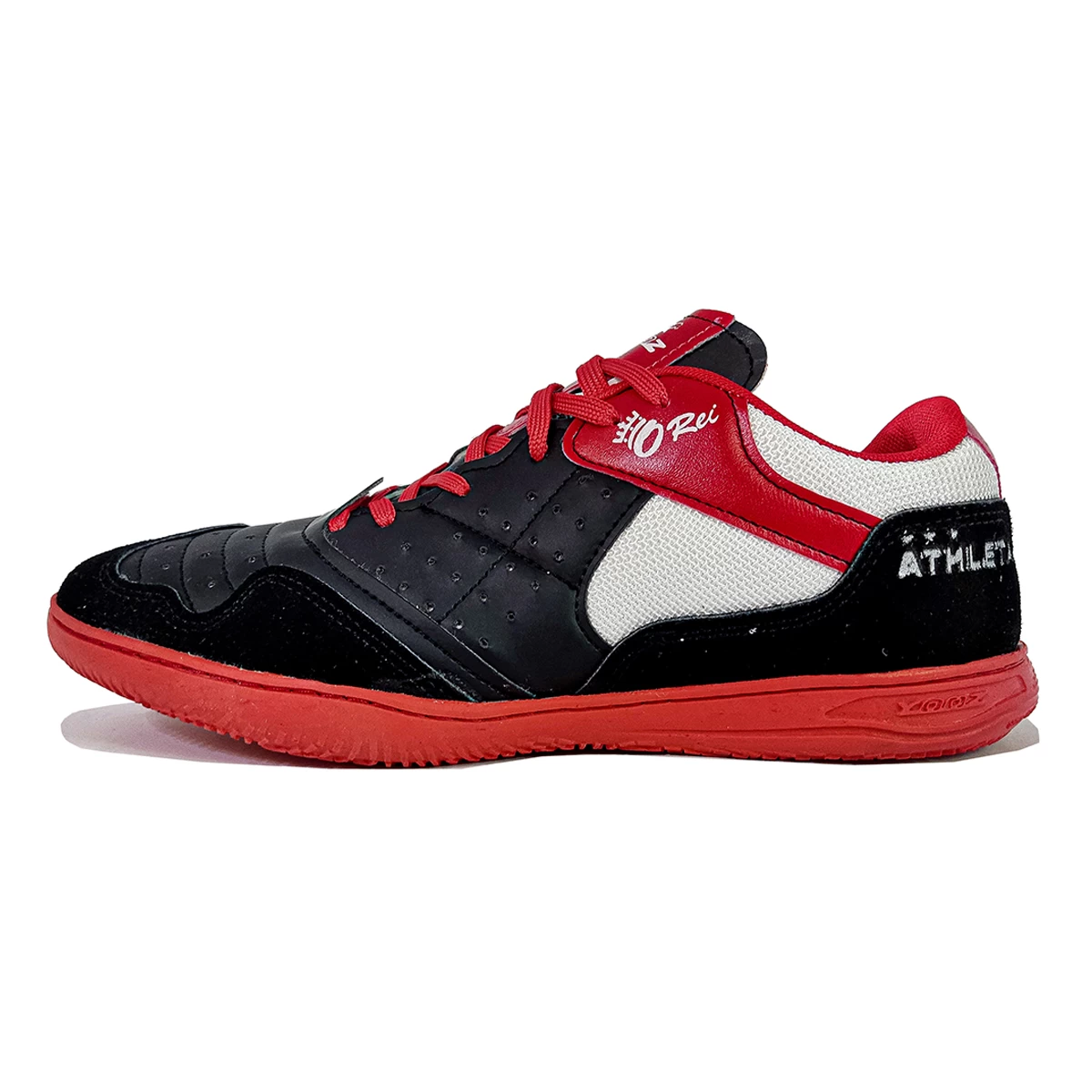 کفش فوتسال اتلتا طرح اصلی Athleta O-Rei T003 IC Black Red — تصویر 1