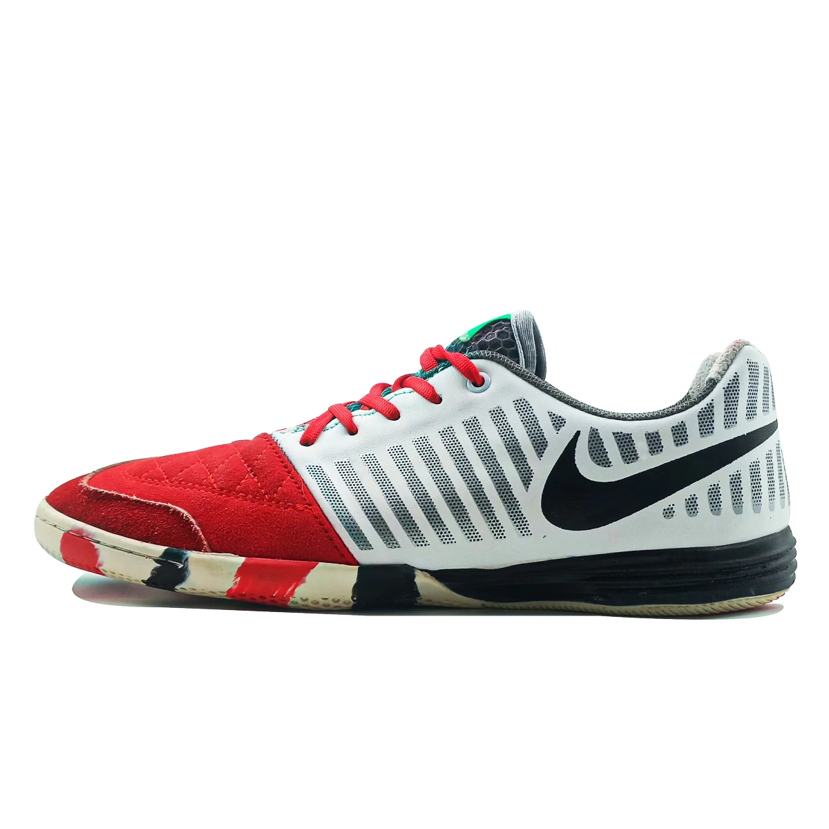 کفش فوتسال نایک لونارگتو Nike Lunar Gato Red White Black — تصویر 1