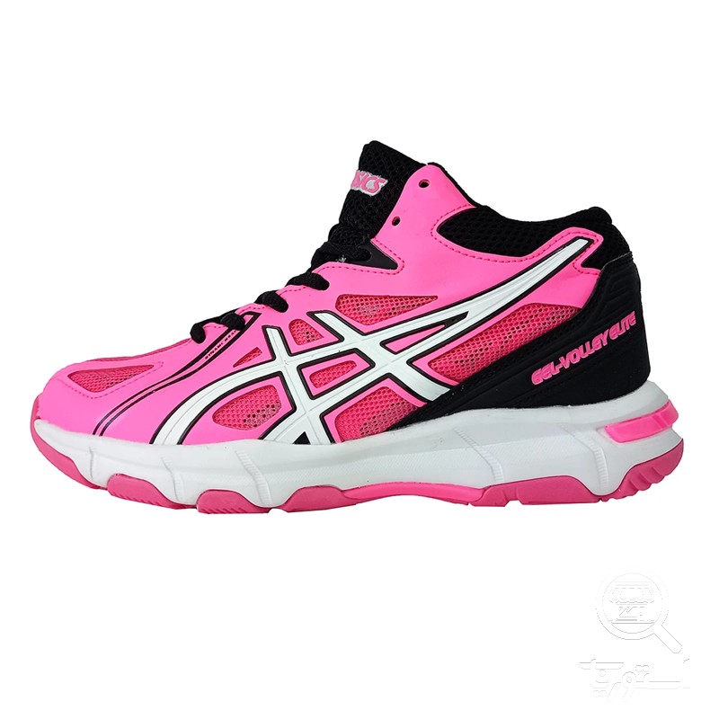 کفش والیبال زنانه اسیکس طرح اصلی Asics Gel Volley Elite 2 Pink Black